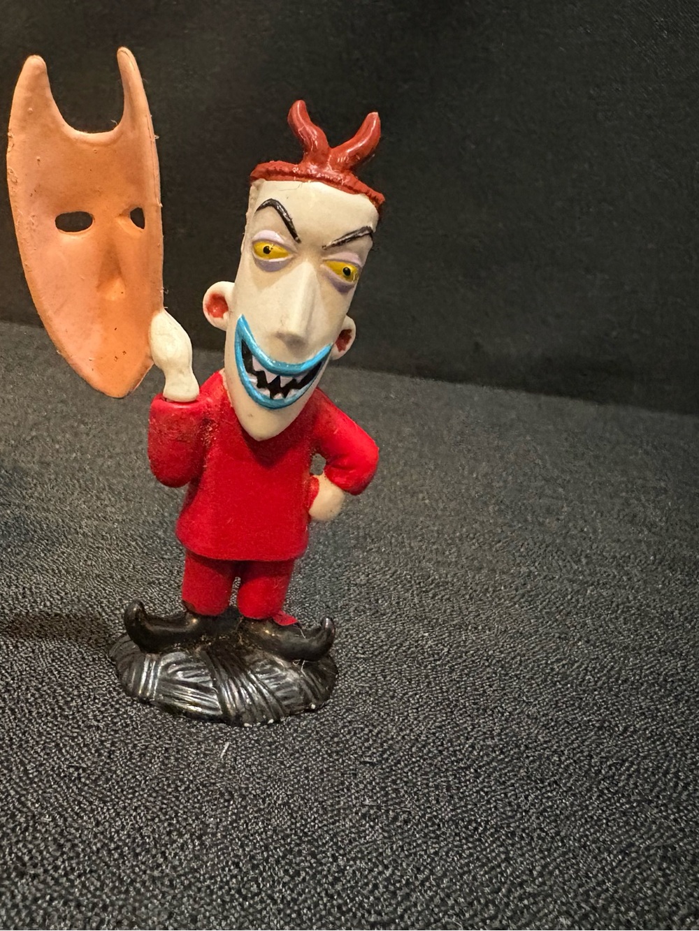 VTG 93 Halloween shock & Lock devil W/ Masks Nightmare Before Christmas Figure - Picture 3 of 6